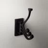 Black 3-Prong Swivel Towel Hook -Chic Living Shop 3ProngSwvlHookBlackSHS19