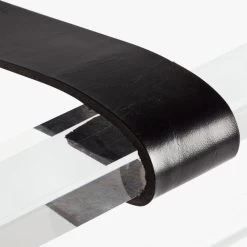 Acrylic And Leather Luggage Rack -Chic Living Shop AcrylicNLeatherLuggageRackAVS18