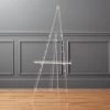 Modern Clear Acrylic Tripod Easel 1 Modern Clear Acrylic Tripod Easel -Chic Living Shop AcrylicTripodEaselROS17