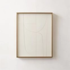 'Alliance II' Screen Print In Brass Frame16"x20"