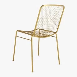 Alpha Brass Metal Chair -Chic Living Shop AlphaBrassChairRev3QS16
