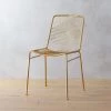 Alpha Brass Metal Chair -Chic Living Shop AlphaBrassChairSHS16 1x1