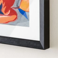 'Amaryllis Floral' Framed Giclee Art Print 18"x24" -Chic Living Shop AmaryllisFloral18x24inROS23