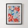 'Amaryllis Floral' Framed Giclee Art Print 18"x24" -Chic Living Shop AmaryllisFloral18x24inSHS23