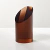 Dark Amber Acrylic Bookend -Chic Living Shop AmberAcrylicBookendSHF23