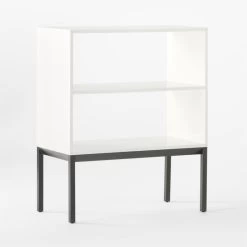Aptum White Metal Bookcase -Chic Living Shop AptumModBookshelf3QSSF21