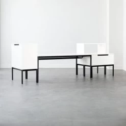 Aptum White Metal Bookcase -Chic Living Shop AptumModularGroup1AVFHF21