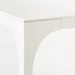 Aqua Virgo Rectangular White Dining Table 72" -Chic Living Shop AquaVirgoDiningTableAVSSS21