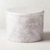 Arris Large White Marble Canister -Chic Living Shop ArrisWhtMrblCanisterLgSHS22