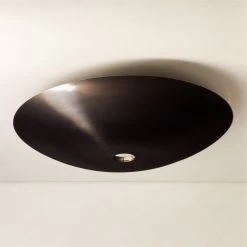 Auden Blackened Brass Flush Mount Light 30"