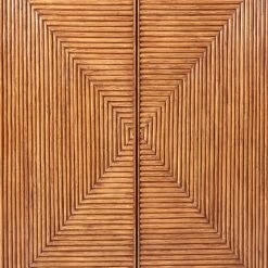 Avalon Rattan Bar Cabinet -Chic Living Shop AvalonRattanBarAV2S18