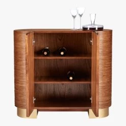 Avalon Rattan Bar Cabinet -Chic Living Shop AvalonRattanBarAVS18