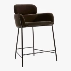 Azalea Mink Counter Stool Set Of 2 10 Azalea Mink Counter Stool Set Of 2 -Chic Living Shop AzaleaCounterStl24inMink3QS19