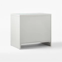 Barton 2-Drawer High-Gloss Grey Lacquered Nightstand 14 Barton 2-Drawer High-Gloss Grey Lacquered Nightstand -Chic Living Shop BartonHiGlsLcqdNghtstnd3QBSSS22