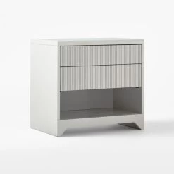 Barton 2-Drawer High-Gloss Grey Lacquered Nightstand 11 Barton 2-Drawer High-Gloss Grey Lacquered Nightstand -Chic Living Shop BartonHiGlsLcqdNghtstnd3QSSS22