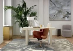 Solid Brass Studio Pencil Cup -Chic Living Shop BiancaLacqueredLinenFB20