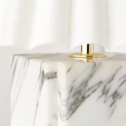 Bianca White Marble Table Lamp -Chic Living Shop BiancaWhtMarbleTableLampAVSHF23
