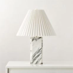 Bianca White Marble Table Lamp