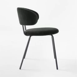 Birba Black Velvet Dining Chair -Chic Living Shop BirbaVelvetChairBlackSDSSF22