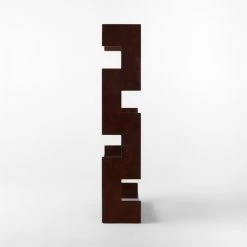 Biscia Brown Burl Wood Bookcase -Chic Living Shop BisciaBookcaseSDSSF21