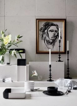 Crisp Matte Black Serving Bowl -Chic Living Shop BlackDipServewareCrispSP18 4