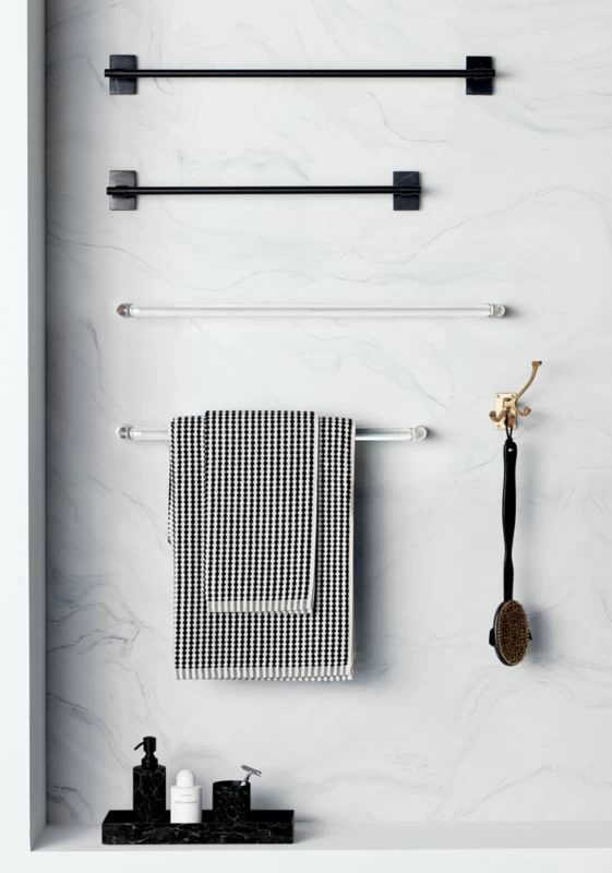 Brass 3-Prong Swivel Towel Hook 4 Brass 3-Prong Swivel Towel Hook - Image 2