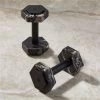 Black Marble 5-Lb Dumbbell 1 Black Marble 5-Lb Dumbbell -Chic Living Shop BlackMrblWeight5LbHolSHF21
