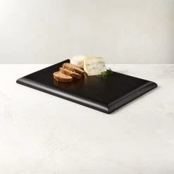 Oacoma Rectangular Black Wood Serving Board -Chic Living Shop BlackStndWdServingBoardAVSHF23