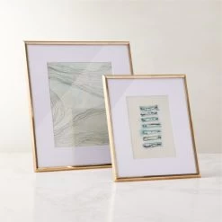 Blaine Polished Brass Picture Frame 5"x7" -Chic Living Shop BlainePldBrsFrameGroupFHF22