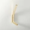 Blaine Unlacquered Brass Wall Hook -Chic Living Shop BlainePldUnlqdBrassHookSHF22