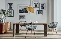 'Bob Dylan, 1966' Photographic Print In Black Frame 17.5"x21.5" -Chic Living Shop BloxDiningTableSideraFB20