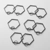 Bolt Matte Black Curtain Rings Set Of 9 2 Bolt Matte Black Curtain Rings Set Of 9 -Chic Living Shop BoltBlackDraperyRingsS9AVSHF21