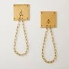 Bolt Polished Brass Chain Curtain Tiebacks Set Of 2 -Chic Living Shop BoltDrpryTiebackChnPldBrsS2SHF21