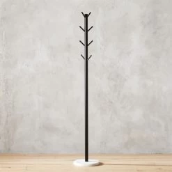 Boulevard Black And Marble Coat Rack
