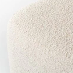 Bozzi Chair And Ottoman Set -Chic Living Shop BozziBoucleOttomanAVSSS21