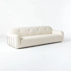 Brace Cream Boucle Sofa 14 Brace Cream Boucle Sofa -Chic Living Shop BraceIvryBoucleSofaTeddy3QSSS21