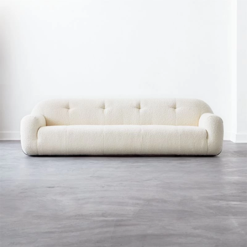 Brace Cream Boucle Sofa 3 Brace Cream Boucle Sofa