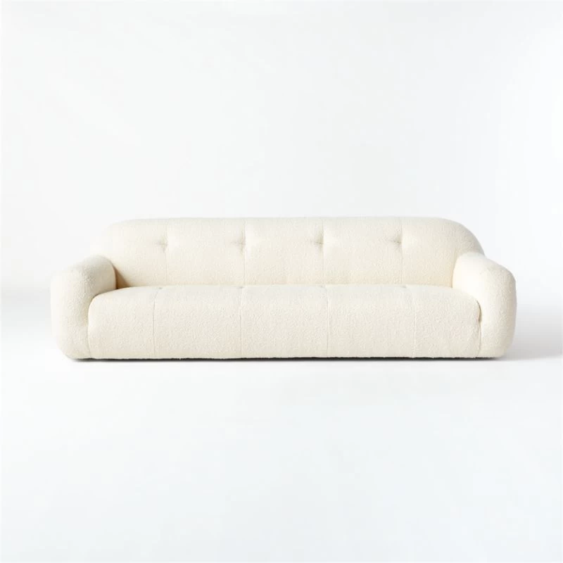 Brace Cream Boucle Sofa 6 Brace Cream Boucle Sofa - Image 4