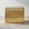 Polished Brass Recipe Box -Chic Living Shop BrassRecipeBoxHolSHF21
