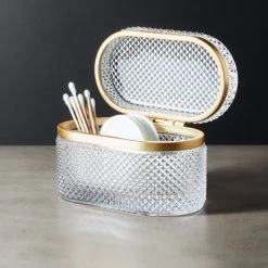 Buchannon Clear Jewelry Holder -Chic Living Shop BuchannonJewelryHldrClrROS19