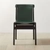 Burano Green Leather Sling Chair Set Of 4 1 Burano Green Leather Sling Chair Set Of 4 -Chic Living Shop BuranoLthrChairGreenSHF22