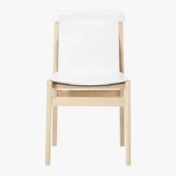 Burano White Leather Sling Chair -Chic Living Shop BuranoLthrChairWhiteF18