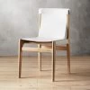 Burano White Leather Sling Chair -Chic Living Shop BuranoLthrChairWhiteSHF18 1x1