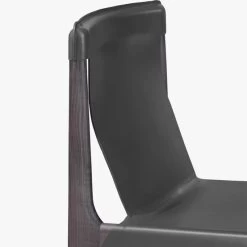 Burano Charcoal Grey Leather Sling Chair Set Of 4 -Chic Living Shop BuranoLthrChrChrclAVF18 1