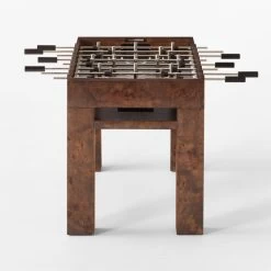 Burl Wood Foosball Table -Chic Living Shop BurlFoosballTableAV2SSF22