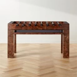 Burl Wood Foosball Table