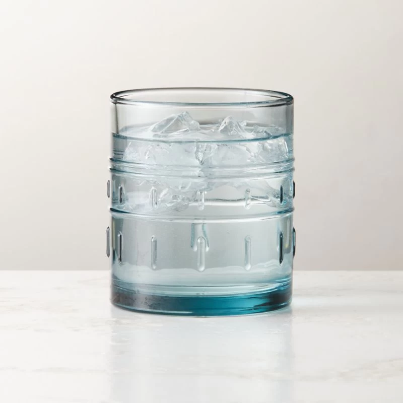 Bushi Nenge Blue Double Old-Fashioned Glass 4 Bushi Nenge Blue Double Old-Fashioned Glass - Image 2
