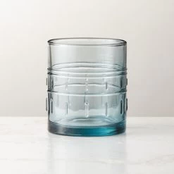Bushi Nenge Blue Double Old-Fashioned Glass