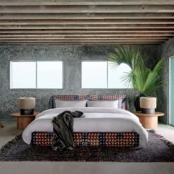 Ramble Short Dark Brown Ceramic Table Lamp With Jute Shade -Chic Living Shop CB2FA21 KD 3A 0156 OC21 1x1