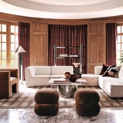 Luca White Marble Coffee Table -Chic Living Shop CB2FA22 03A Hero 1